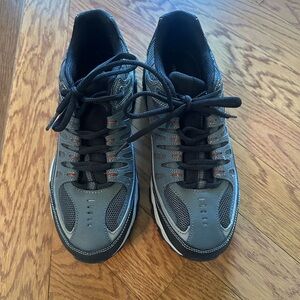 Skechers Men's Charcoal and Black Athletic Shoes